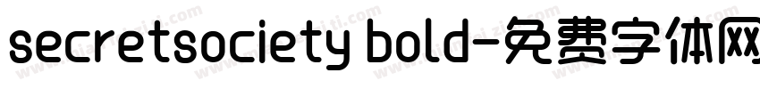 secretsociety bold字体转换